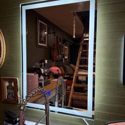 LED Bathroom Mirror Anti-Fog 24X36