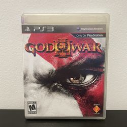 God of War III PS3 Like New CIB w/ Manual Sony Playstation 3 Video Game