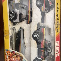 Vintage buddy L Outdoor Sports Racing Set