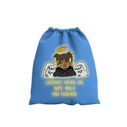 Juice Wrld Legends Never Die Drawstring Bag - Limited Edition 🧃🌎
