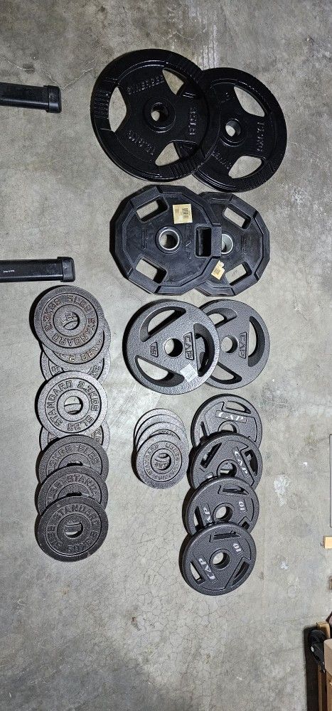 Weight Plates With Rack