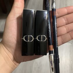 Dior Lipsticks And Lip Liner 