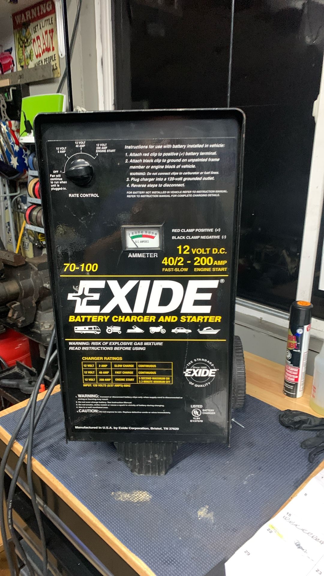 Exide Battery Charger And Starter