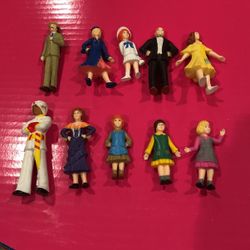 Vintage 1982 World of Annie Lot of 10 Miniatures CPI KTC Knickerbocker Figurines