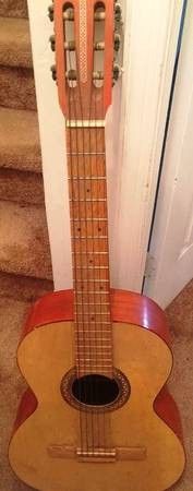 Vintage Jom Marca Model 2-A Solid Wood Classical Guitar