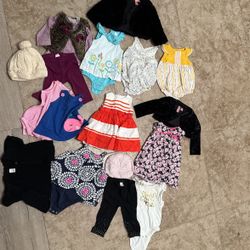 18 Piesas  X $25 Size Desde O-3 M A 3m Y 12m