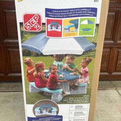 Brand New Step 2 Picnic Table
