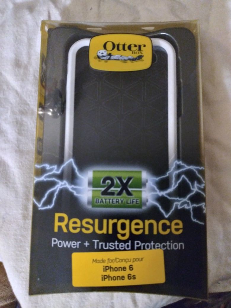 Otterbox Resurgence charging case for iphone 6 and 6s