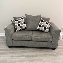 Gray Loveseat