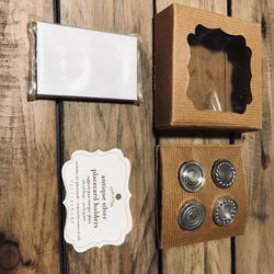 Pottery Barn Antique Silver Placecard Holders