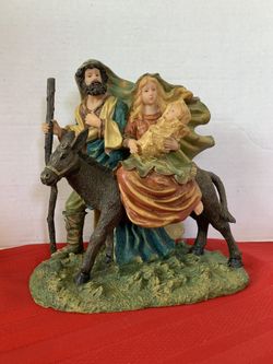 Home Interiors The Holy Family Figurine #11122-01