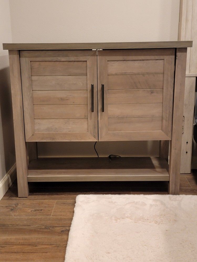 Grey Accent Cabinet
