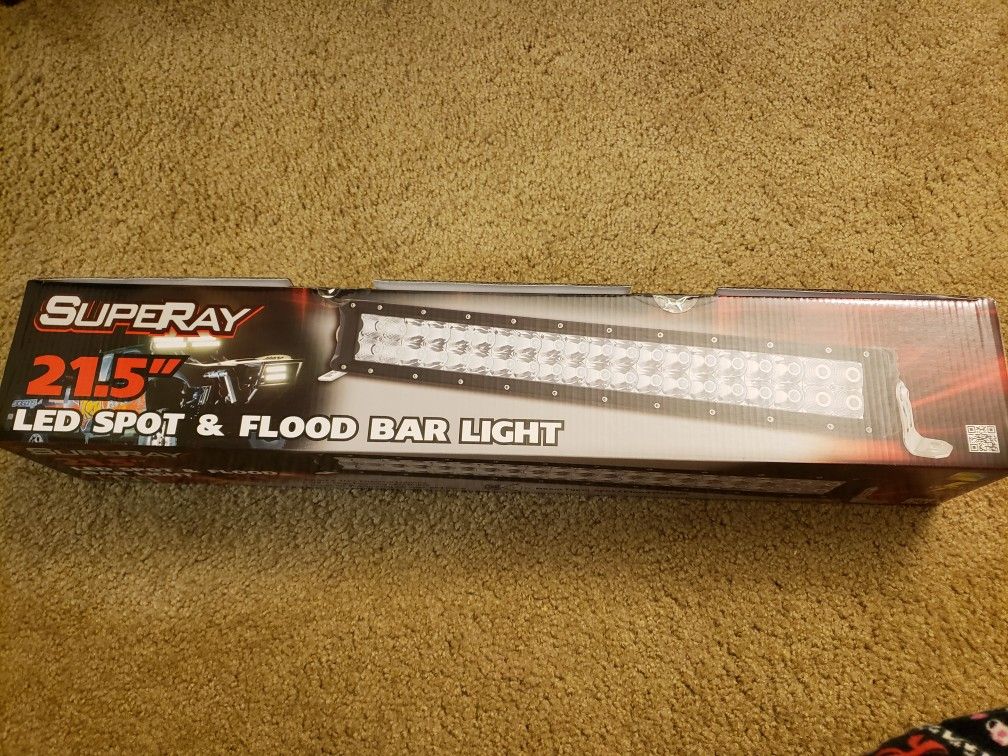 superay 21.5 led spot & fllod bar light