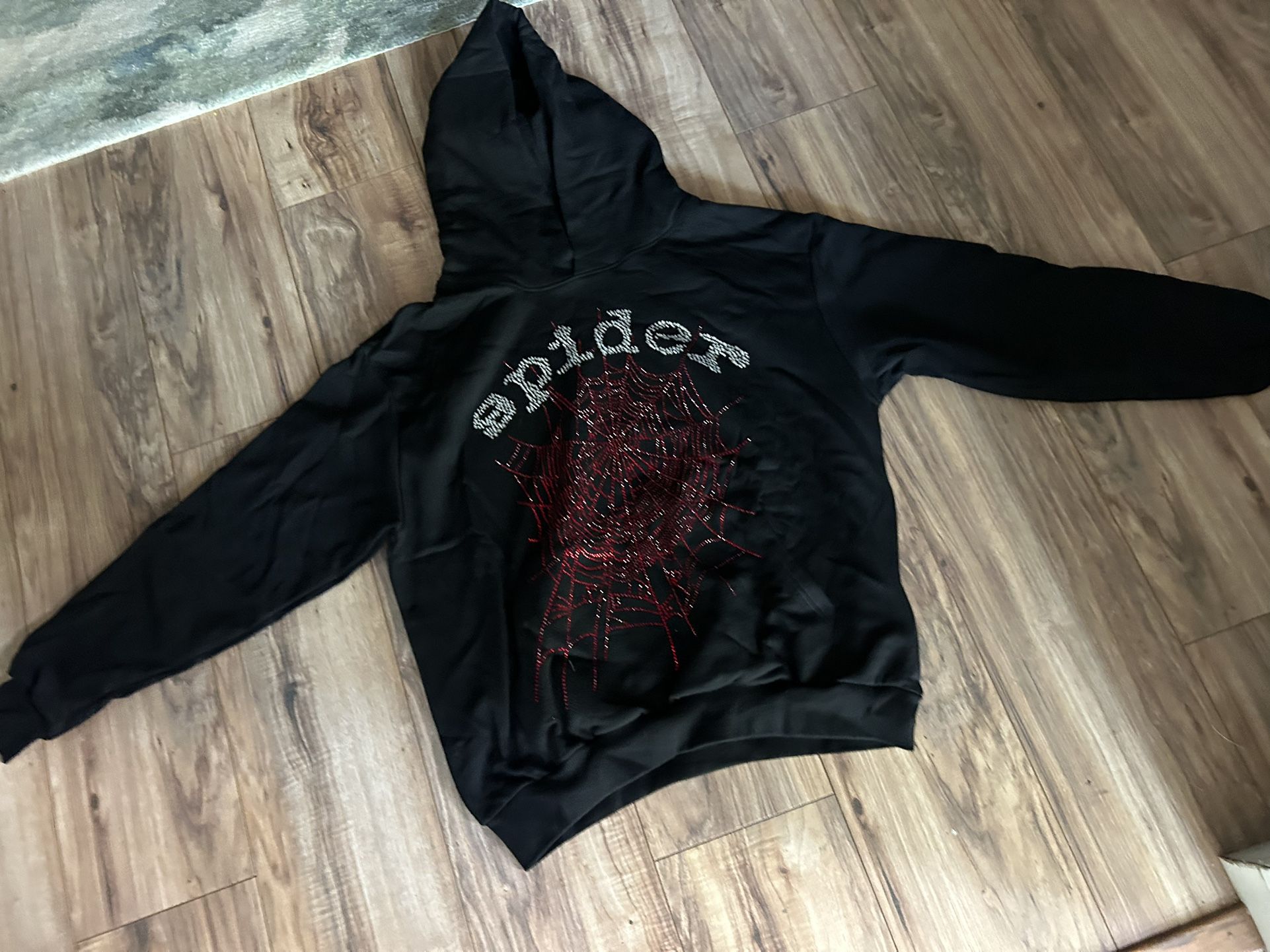 Sp5der OG Rhinestone Hoodie
