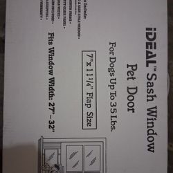 Sash Window Pet Door