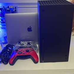 Xbox Series X  With( 2 Controllers And Studio Headphones)