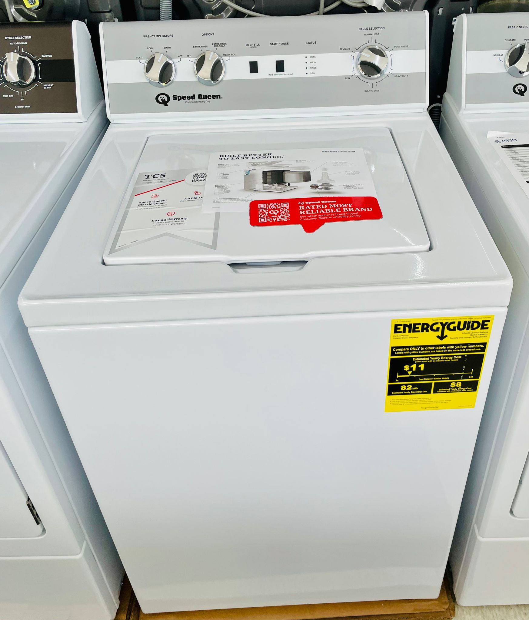 🔥🔥TC5 Speed Queen Washer