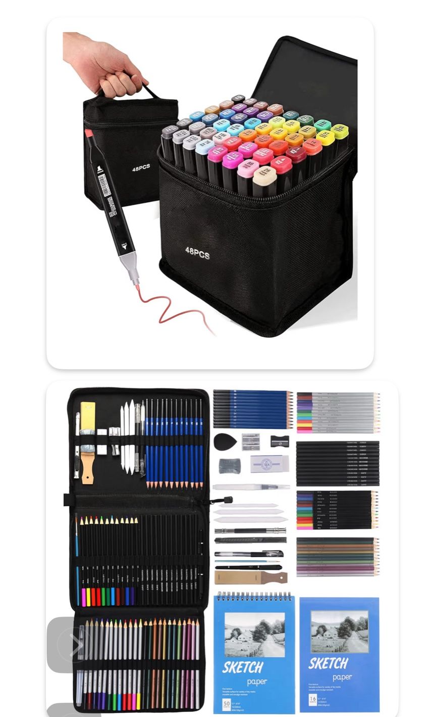 Sketching Pro Art Sketch Supplies with Sketchbook