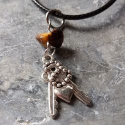 Key Charm Necklace 