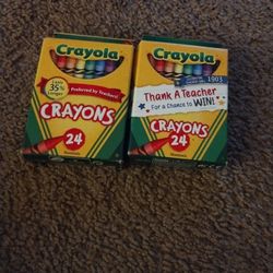 2 24 Packs Of Crayola Crayons 