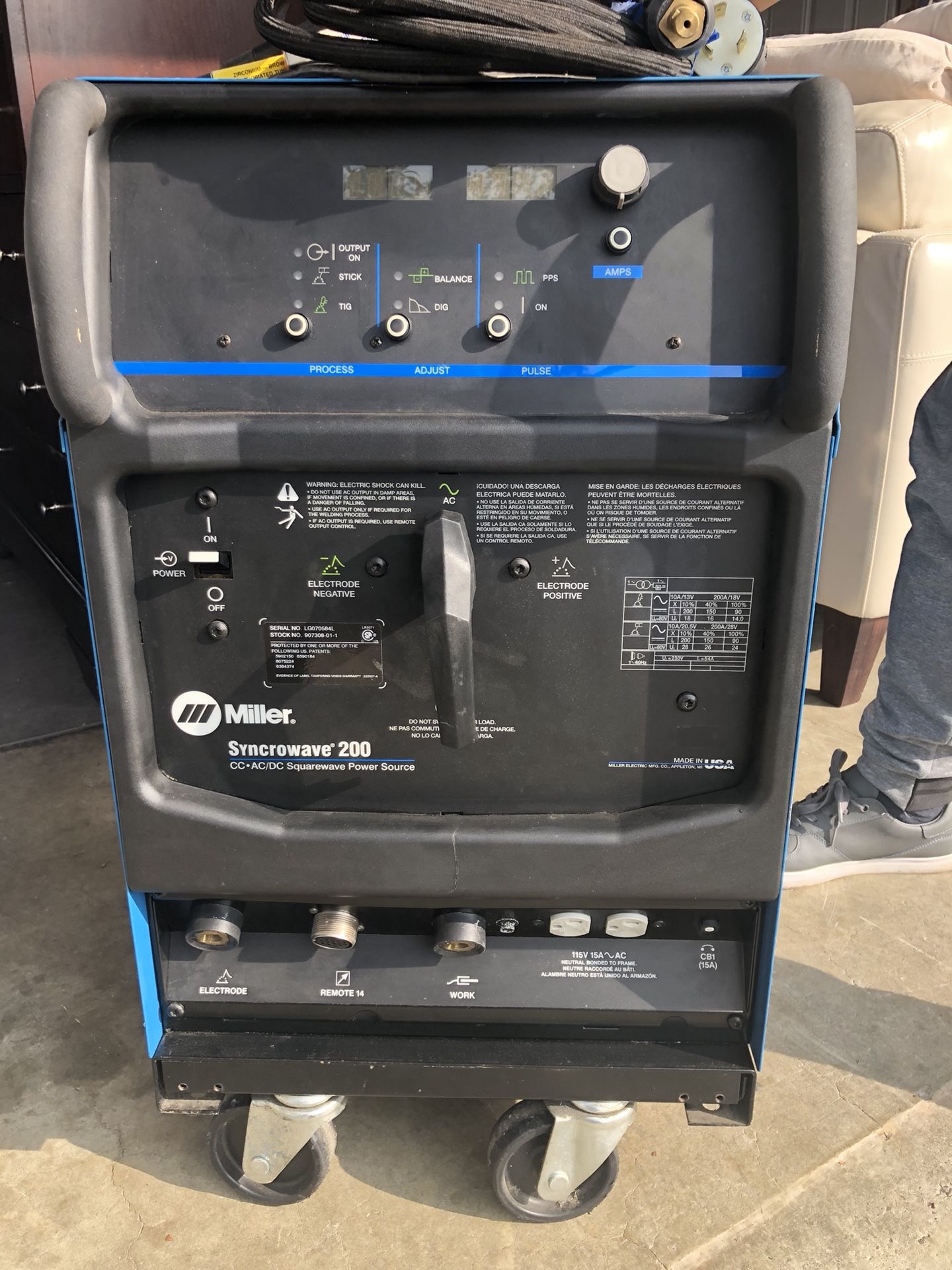 Miller Syncrowave 200 TIG Stick Welder