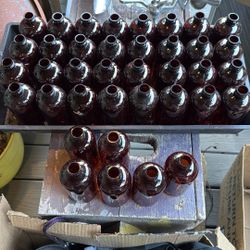 Brown Bottles Plastic With Top Options Of White Push Or Black Dispenser 