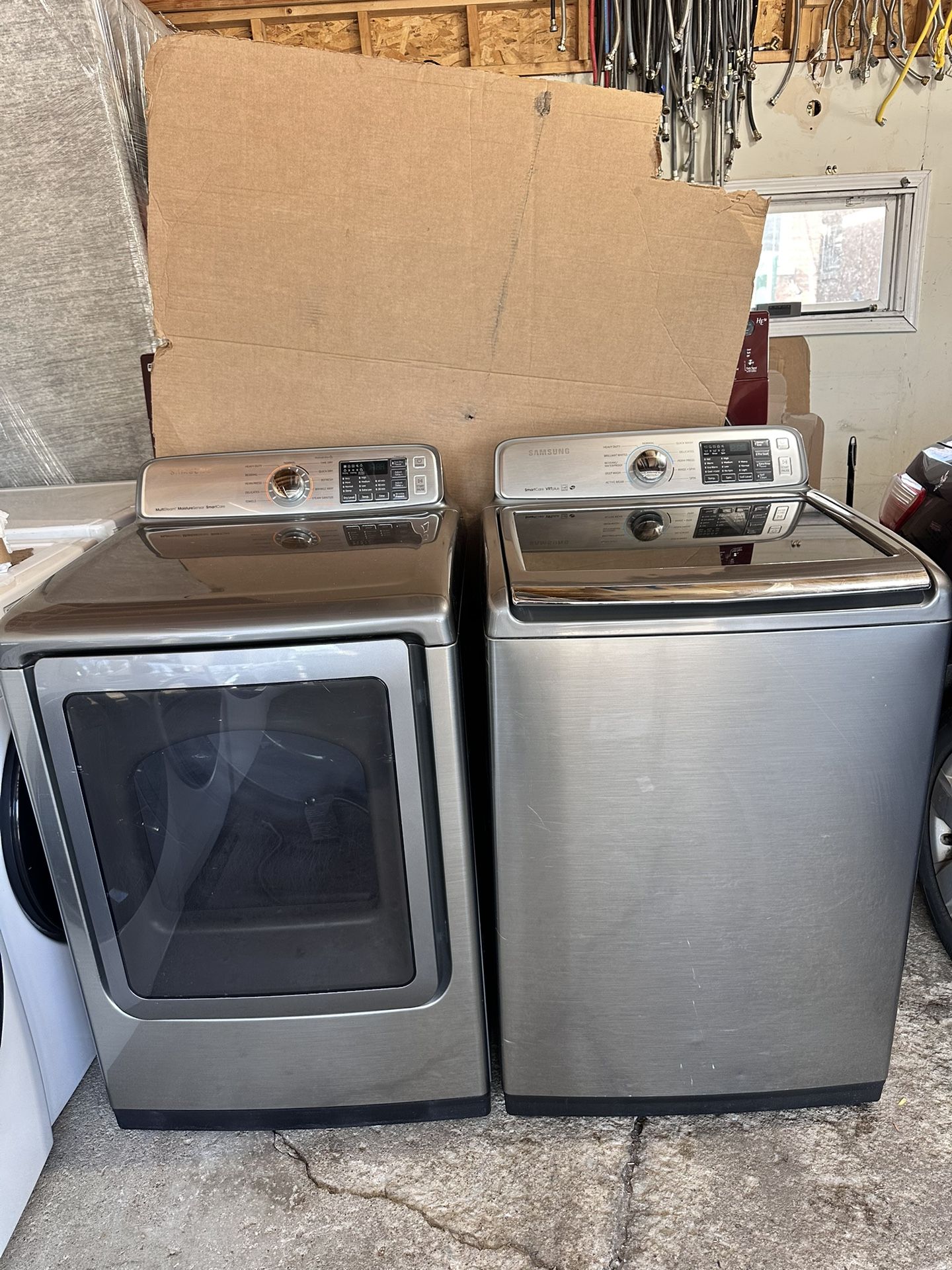 Samsung Top Load Washer And GAS dryer Set
