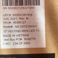 32 Inch Tv Brand New