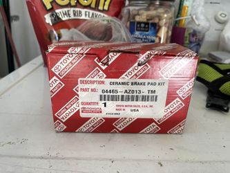 2002 Tacoma 2.4 Toyota OEM Brake Pads