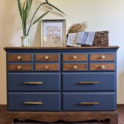 Beautifully Refurbished Solid Wood Dresser