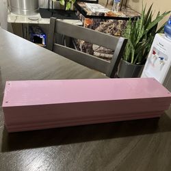 Nursery Floating Shelves for Wall, Set of 3 Book Shelves Natural Wood Wall Mounted Organizer with Towel Bar Hanging Bookshelves Nursery Decor for Kids