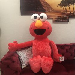 Cute New Giant 50 Years & Counting Elmo Plush 