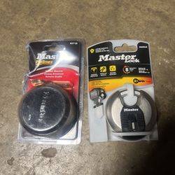 Two Master Locks New Never Opened