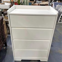 Assembled New 4 Pull-Out Compartments Handleless Storage Cabinet Modern Wooden Storage Unit