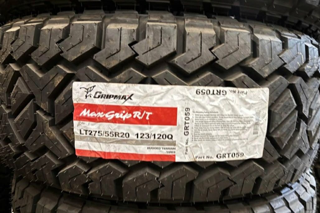 LT 275/55/20 RT GRIPMAX RT TIRES SET