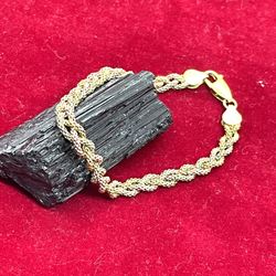 Sterling Tricolor Bracelet