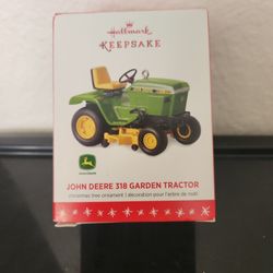 John Deere 318 Garden Tractor Ornament 