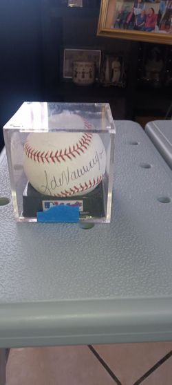signed autograph baseball Fernando Venezuela