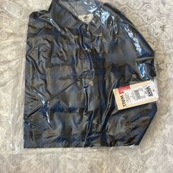 Vans Long Sleeve Blue/black Flannel