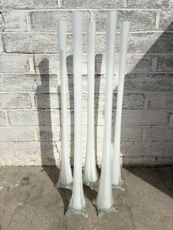 Tall Glass White Towers