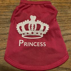 Puppy Pink Queen Princess Female Shirt Size XS