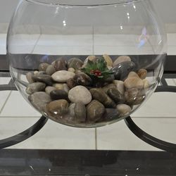 FISH BOWL 12" DIAMETER X 10" H. $10