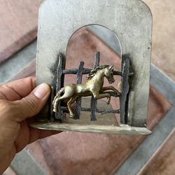 Vintage Horse Bookend