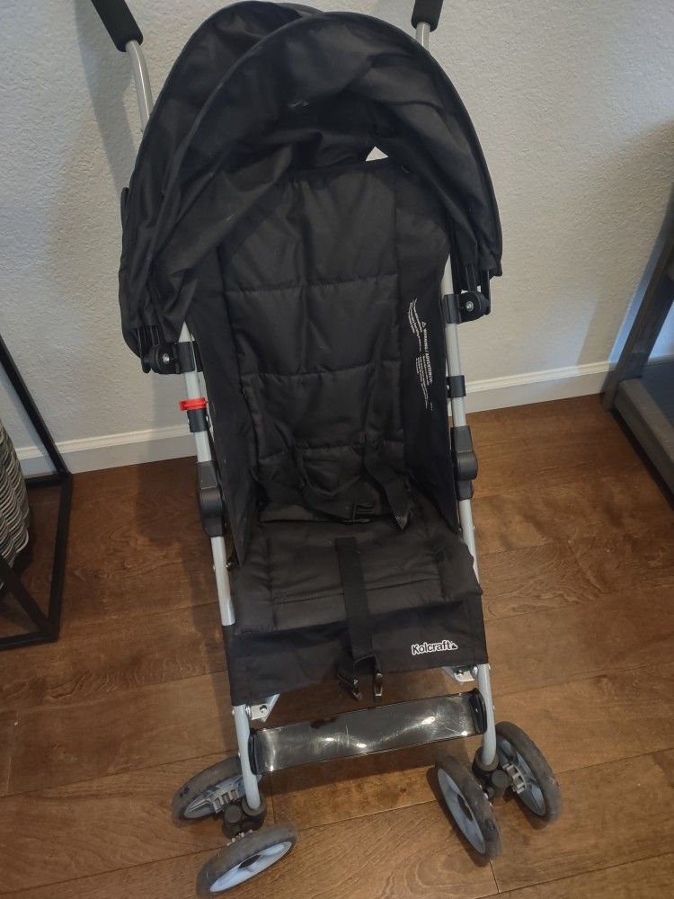Kolcraft Small Stroller Ku022-blk1