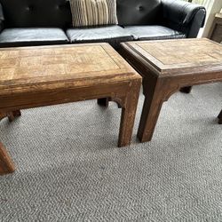 Wooden End Tables 