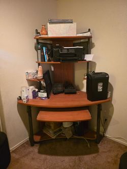 Multi-use computer desk