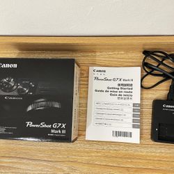 Canon G7X Mark III – Like New, Barely Used