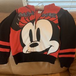 Minnie  Mouse 5/6 With Hood ( New)