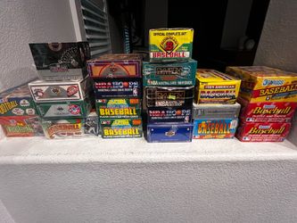 Sealed boxes of sports cards selling individually are altogether please do your research no lowballing
