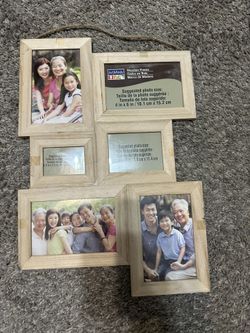 Unfinished Wood Collage Photo Frames 